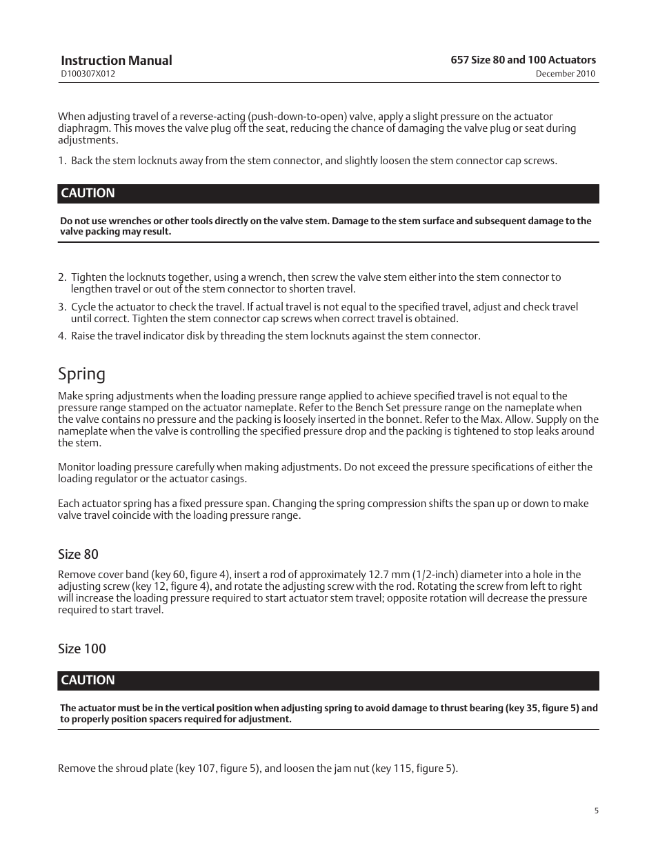 Spring | Fisher 657 User Manual | Page 5 / 24