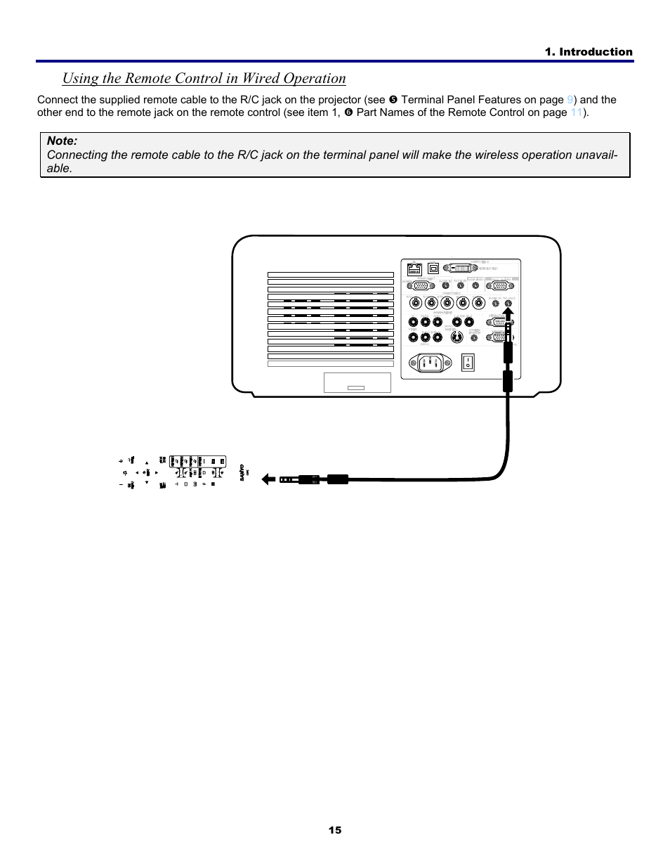 Using the remote control in wired operation | Fisher PDG-DWT50L User Manual | Page 24 / 135