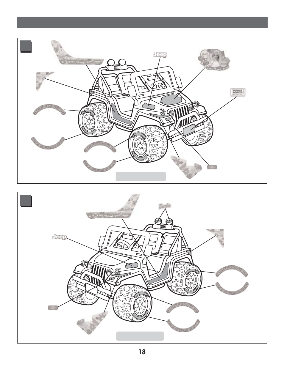 Label decoration | Fisher 77770 User Manual | Page 18 / 32