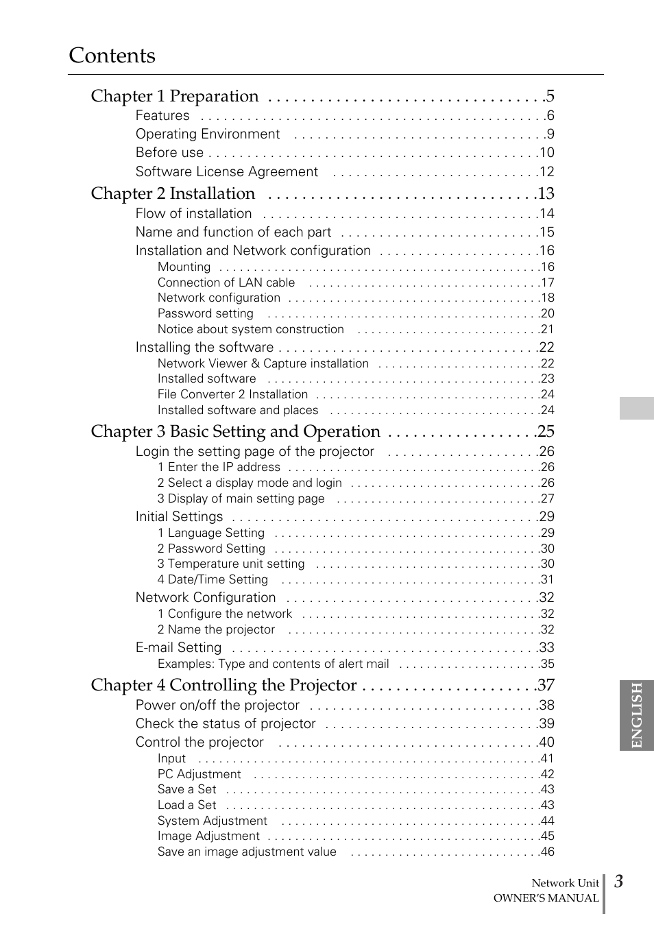 Fisher PJ-Net User Manual | Page 3 / 114
