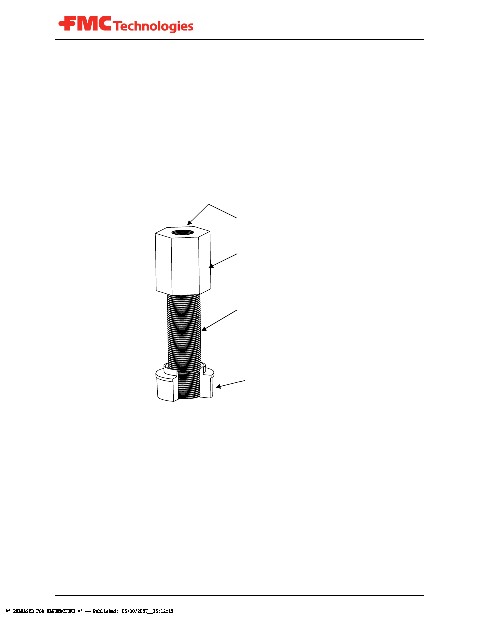 5 threaded type (ar valves only), Figure 12: threaded tool in use | FMC Corporation - Talstar FMC L06 User Manual | Page 40 / 65