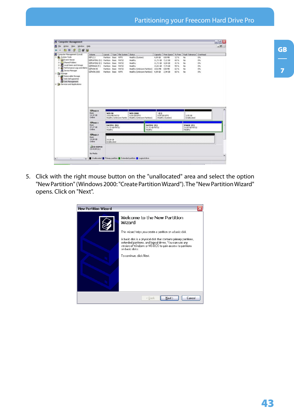 Freecom Technologies 3.5 " / USB 2.0 / ESATA User Manual | Page 43 / 51