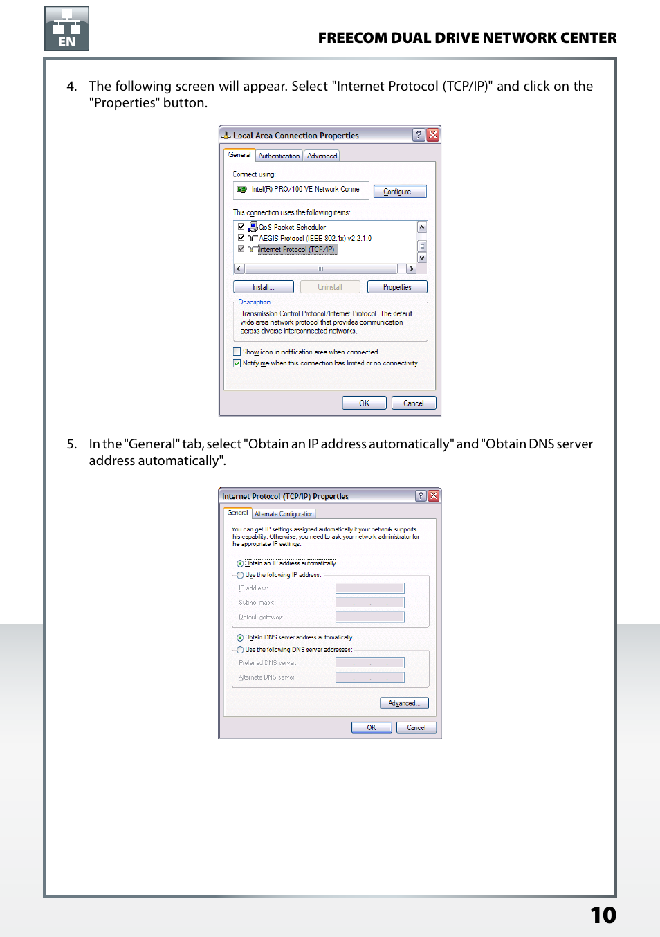 Freecom Technologies Dual Drive Network Center User Manual | Page 10 / 77