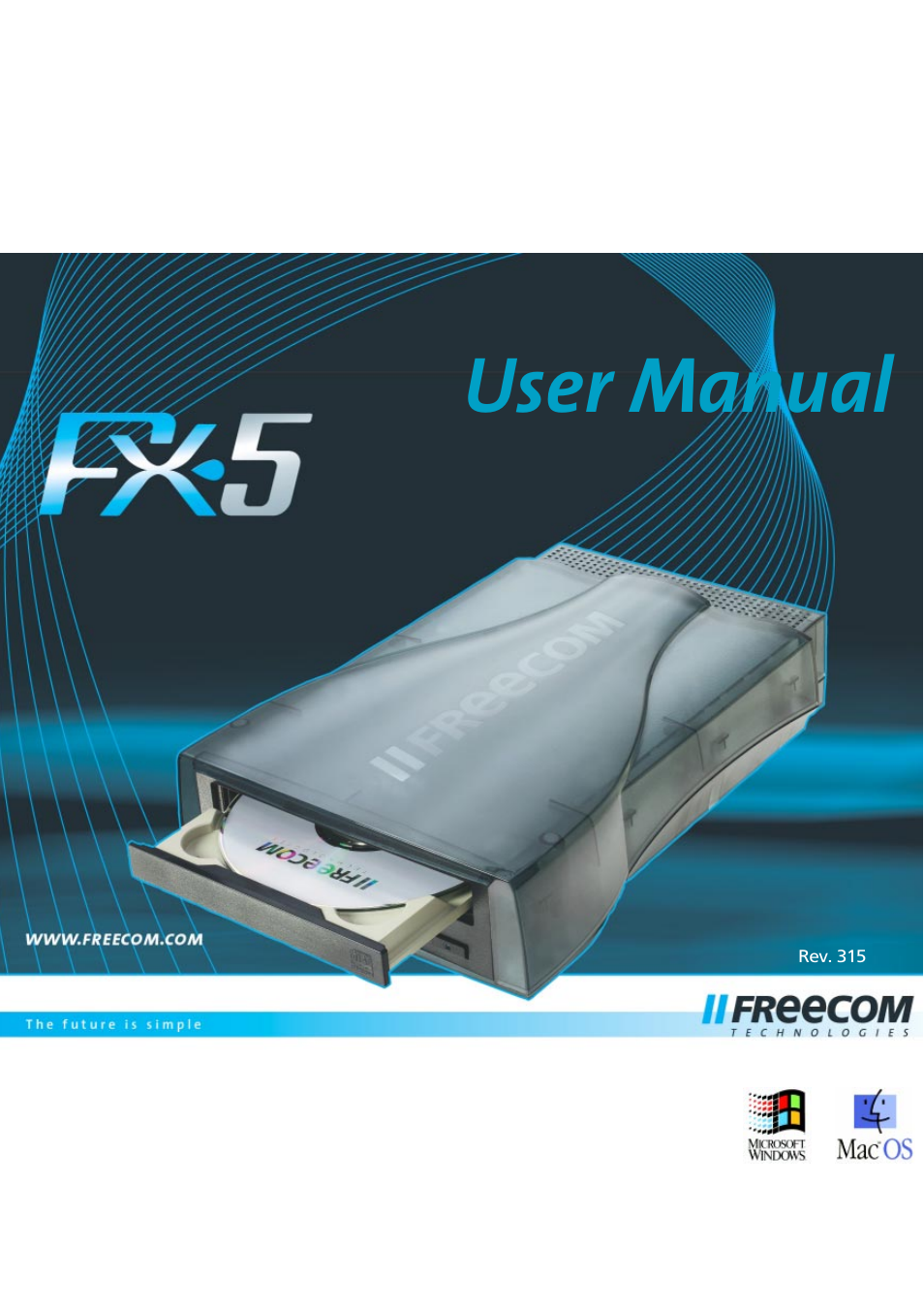 Freecom Technologies FX-5 User Manual | 18 pages