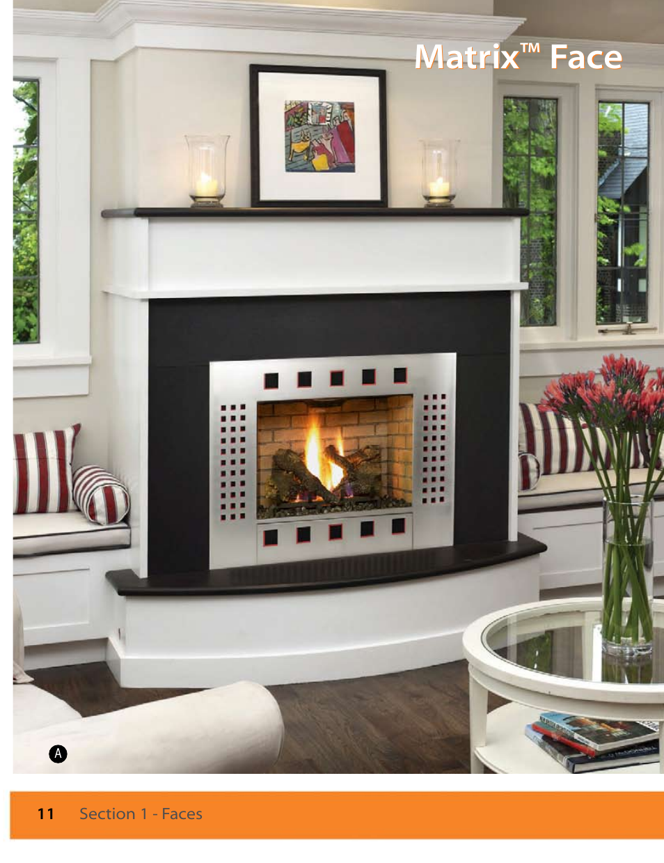 Matrix, Face | FireplaceXtrordinair 564 SS (Space Saver) User Manual | Page 12 / 36