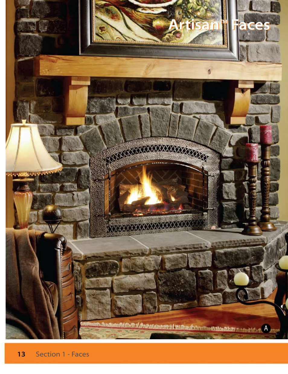 Artisan, Faces artisan, Faces | FireplaceXtrordinair 564 SS (Space Saver) User Manual | Page 14 / 36