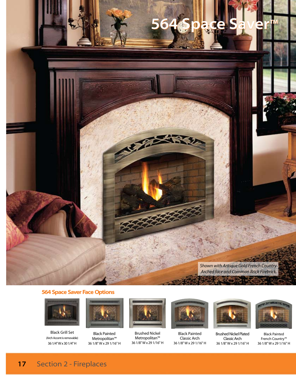 564 space saver | FireplaceXtrordinair 564 SS (Space Saver) User Manual | Page 18 / 36