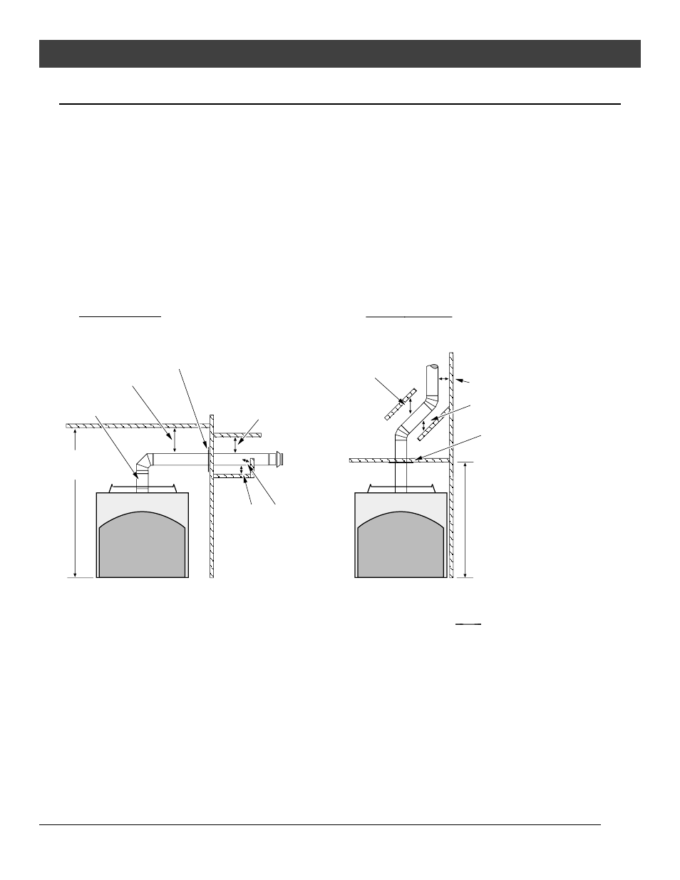 Installation, Vent requirements, Altitude considerations | Clearances, Part numbers for 8” diameter vent, Straight lengths, Terminations, Elbows, Penetration, support | FireplaceXtrordinair 44 DV XXL EF User Manual | Page 14 / 56