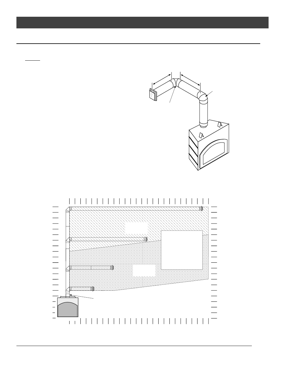 Installation, Horizontal terminations with one vertical elbow | FireplaceXtrordinair 44 DV XXL EF User Manual | Page 18 / 56