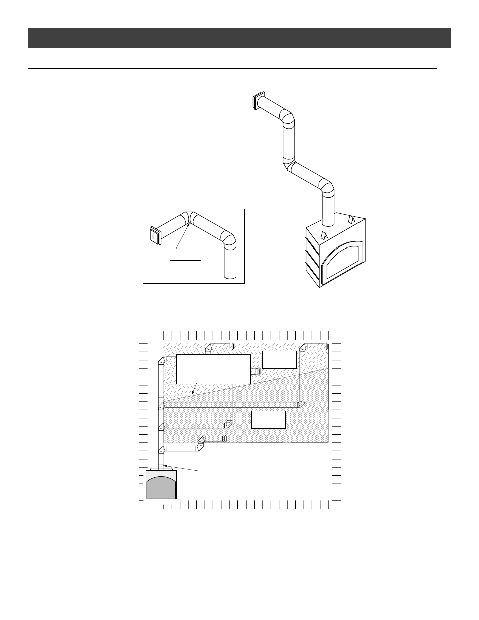 Installation, Horizontal terminations with three vertical elbows, For qualified installers only) | FireplaceXtrordinair 44 DV XXL EF User Manual | Page 19 / 56