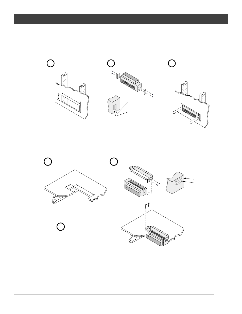 Optional equipment, Ab c, Wall or ceiling mounting | Floor mounting | FireplaceXtrordinair 44 DV XXL EF User Manual | Page 51 / 56