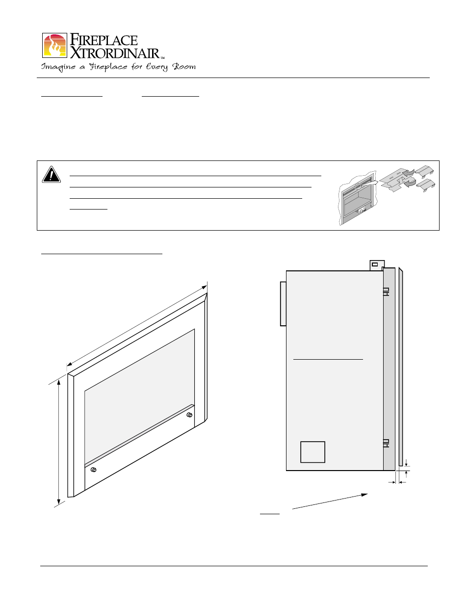 FireplaceXtrordinair 95400413 User Manual | 6 pages