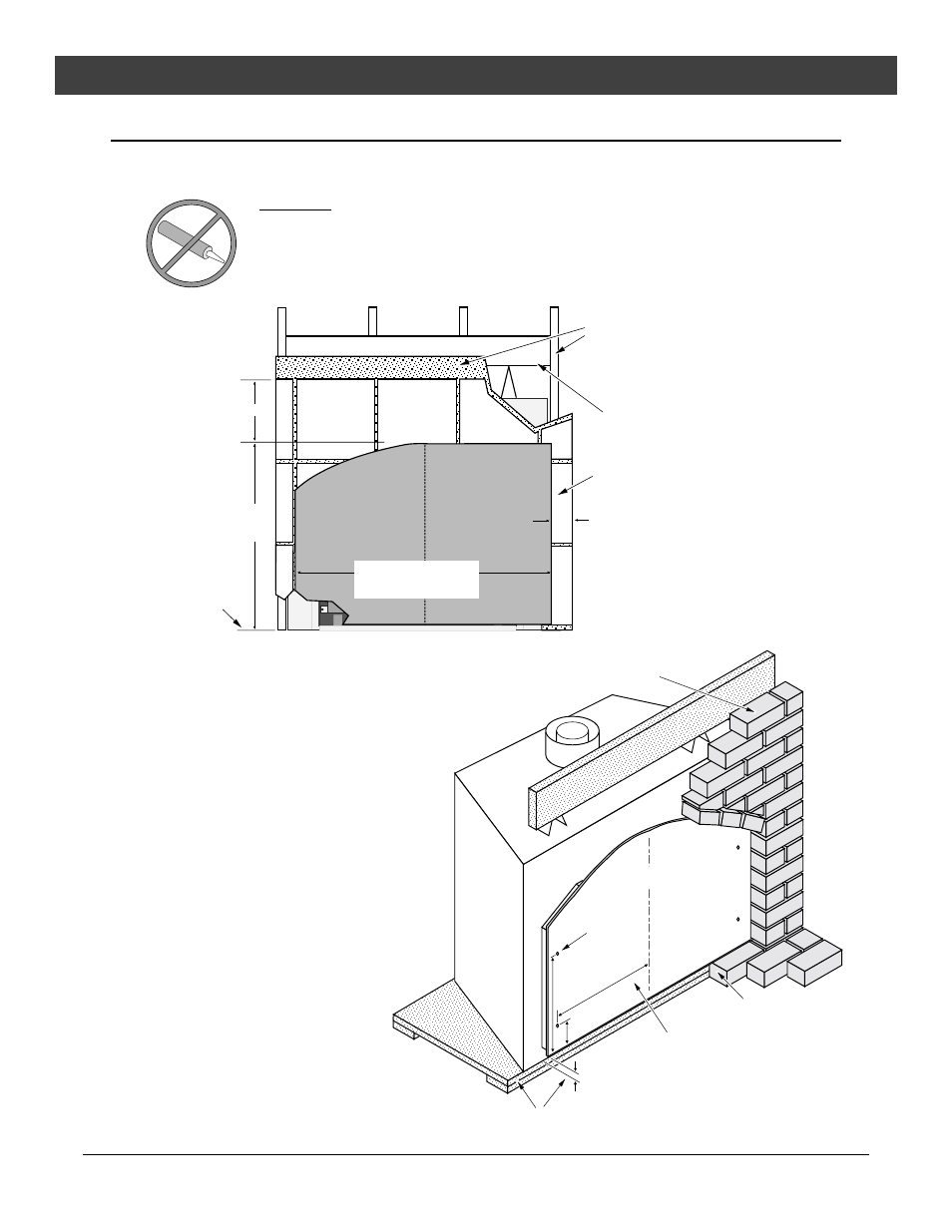 Installation, Facing requirements, For qualified installers only) | Facing over 1" thick | FireplaceXtrordinair 36 DV EFIII User Manual | Page 11 / 52