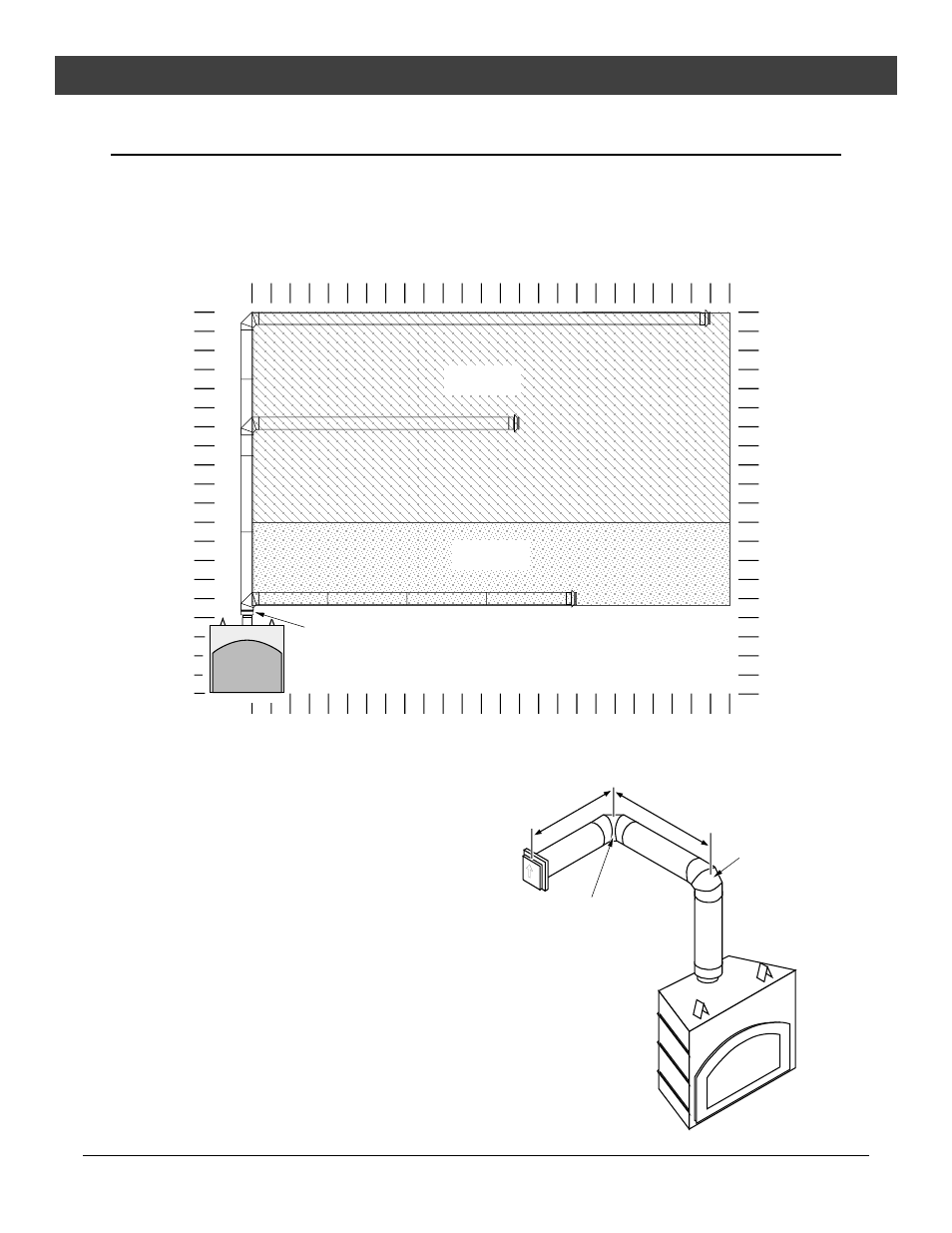 Installation, Horizontal terminations using 8” diameter vent, For qualified installers only) | FireplaceXtrordinair 36 DV EFIII User Manual | Page 23 / 52
