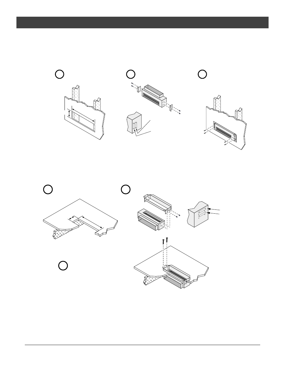 Optional equipment, Ab c, Wall or ceiling mounting | Floor mounting | FireplaceXtrordinair 36 DV EFIII User Manual | Page 47 / 52