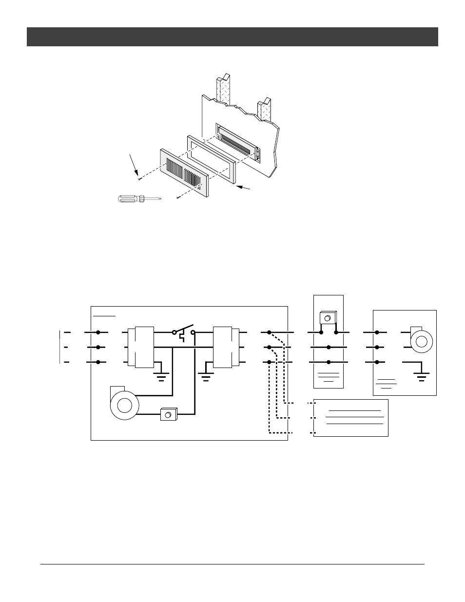 Optional equipment, Wiring diagram, For qualified installers only) | Wiring instructions, Attach the grill (and wall adapter, if necessary) | FireplaceXtrordinair 36 DV EFIII User Manual | Page 49 / 52