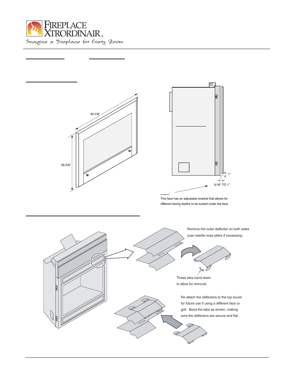 FireplaceXtrordinair 95800624 User Manual | 4 pages