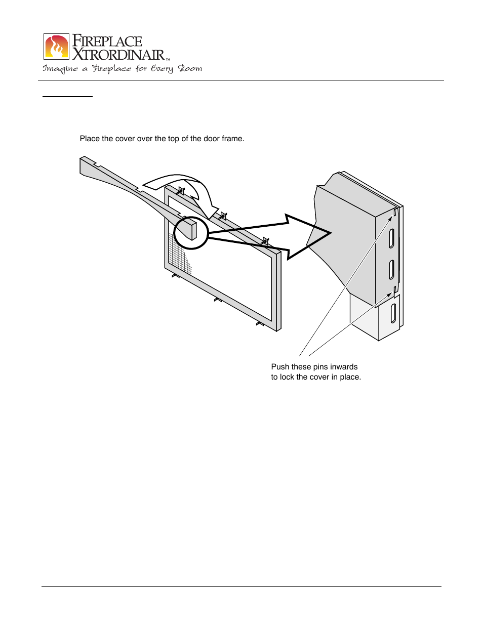 864trv arched face | FireplaceXtrordinair 864TRV User Manual | Page 2 / 4