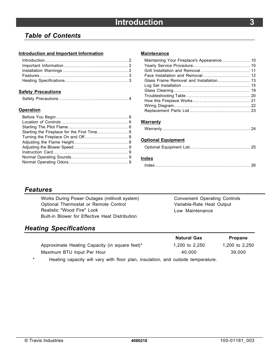 FireplaceXtrordinair 864 HH User Manual | Page 3 / 26