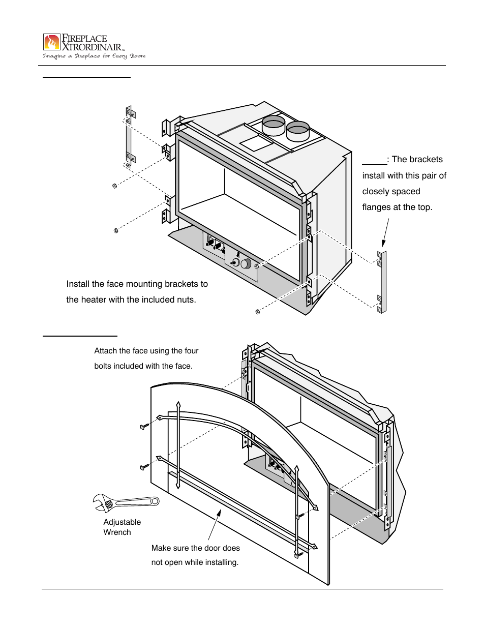 Fpx 32 dvs artisan face | FireplaceXtrordinair 98500507 User Manual | Page 2 / 3
