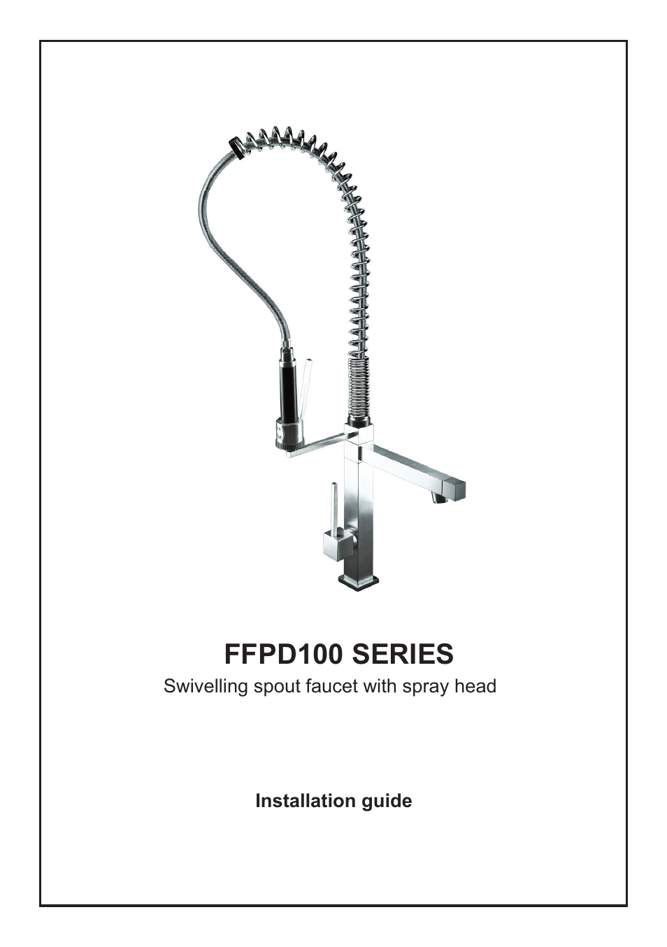 Franke Consumer Products FFPD100 User Manual | 8 pages