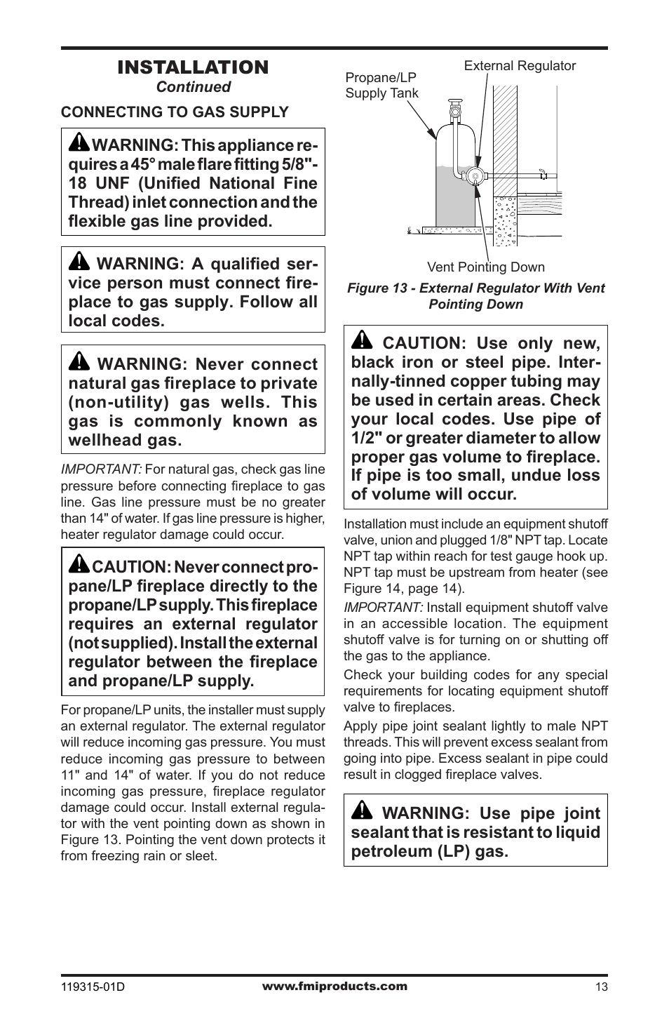FMI CGMFN User Manual | Page 13 / 36