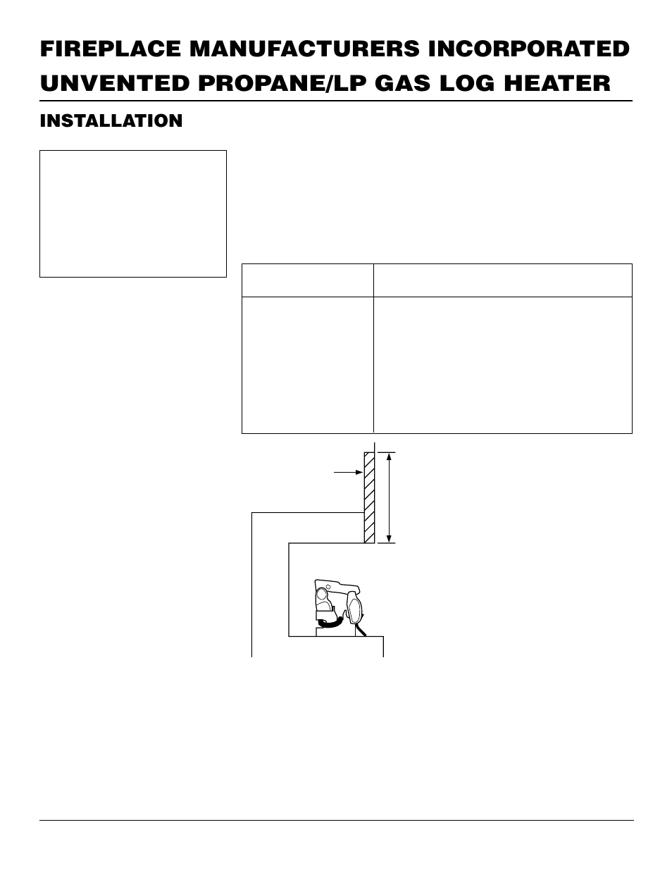 Installation | FMI FVF30PW User Manual | Page 8 / 24