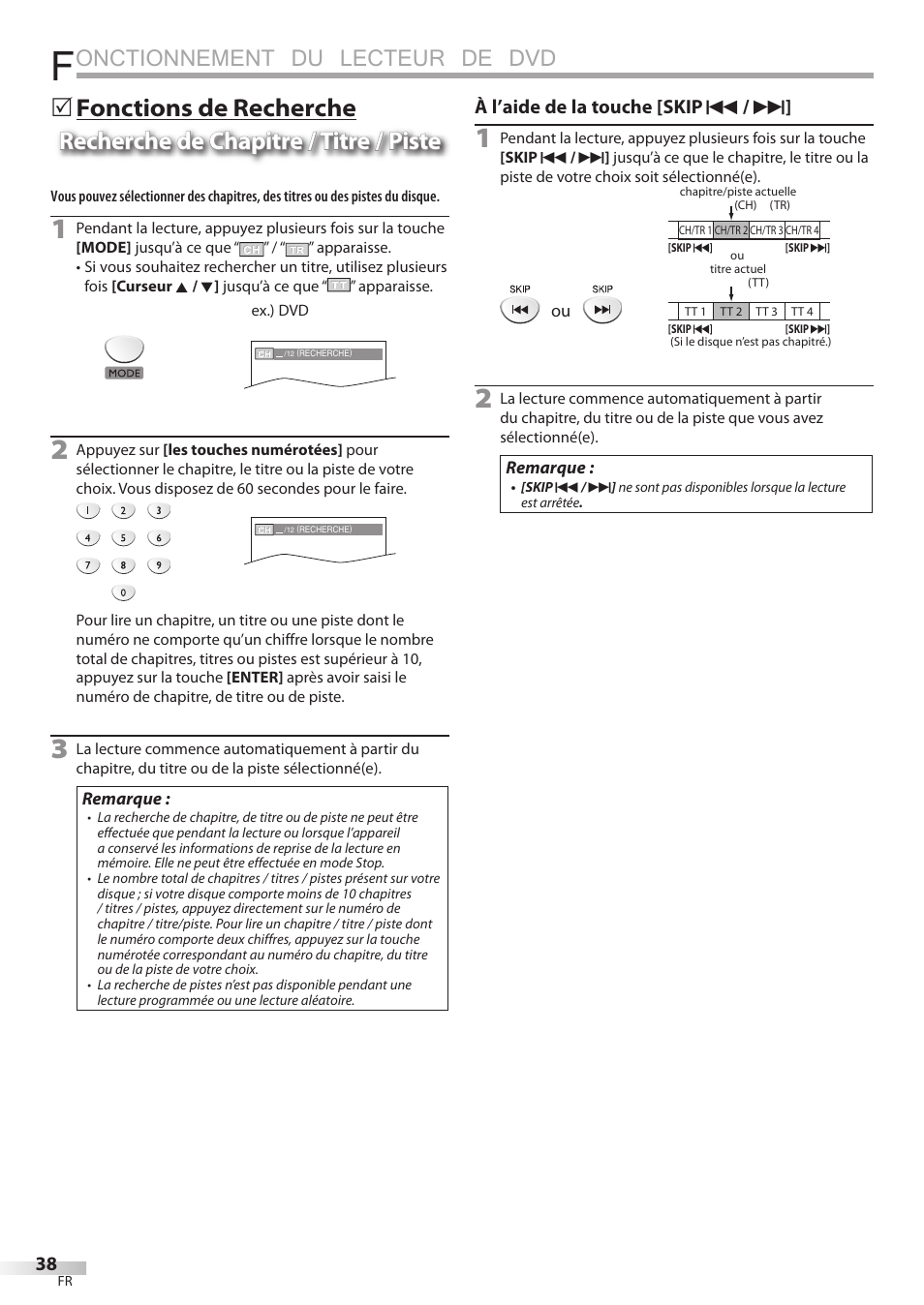 Onctionnement du lecteur de dvd | FUNAI Emerson LD195EMX User Manual | Page 92 / 162