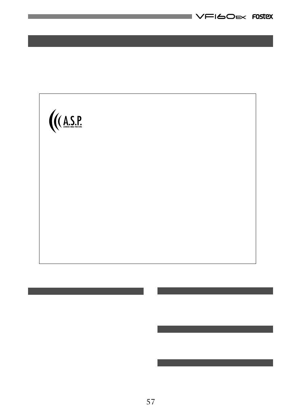 Fostex VF160EX User Manual | Page 57 / 156