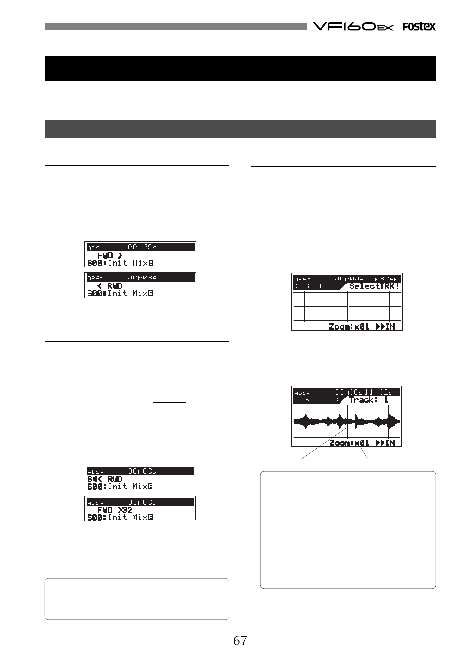 Fostex VF160EX User Manual | Page 67 / 156