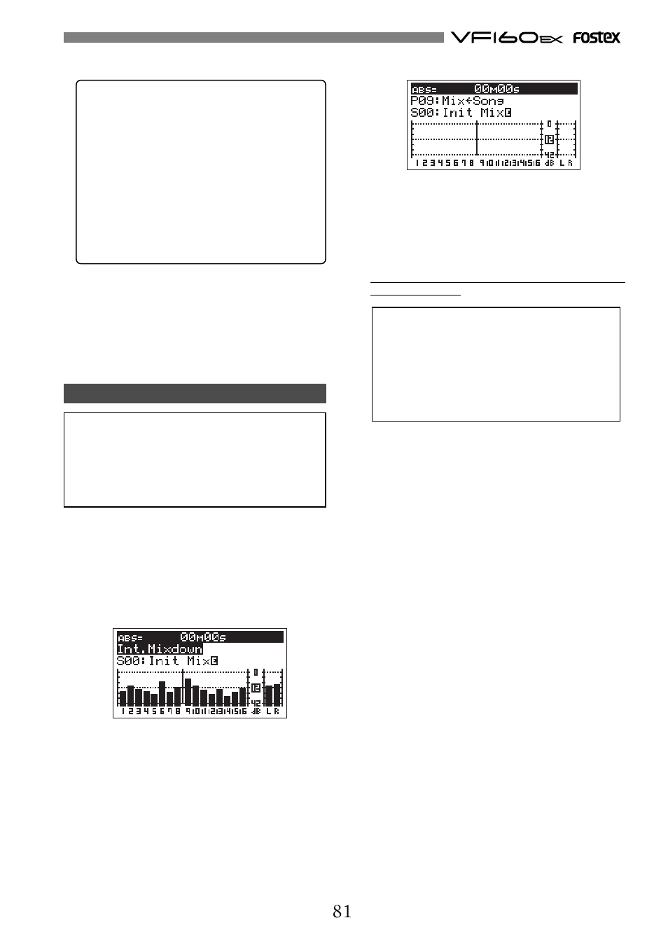 Fostex VF160EX User Manual | Page 81 / 156