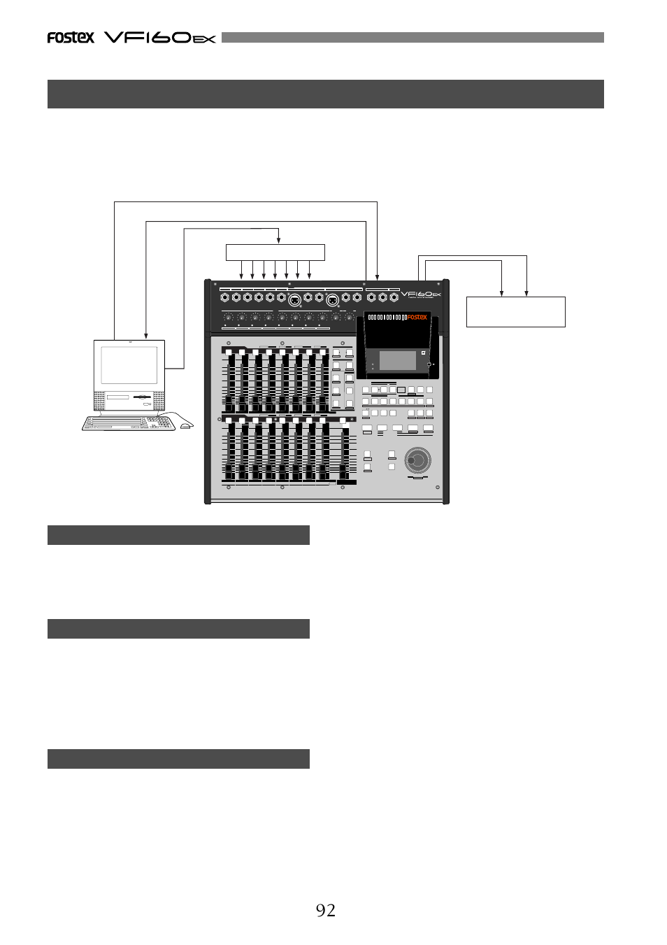 Access phantom cd play optical | Fostex VF160EX User Manual | Page 92 / 156