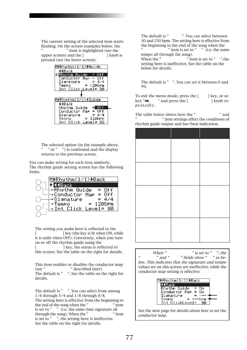 Mr-8hd/cd, Owner’s manual (rhythm guide function) | Fostex MR-8CD User Manual | Page 77 / 148