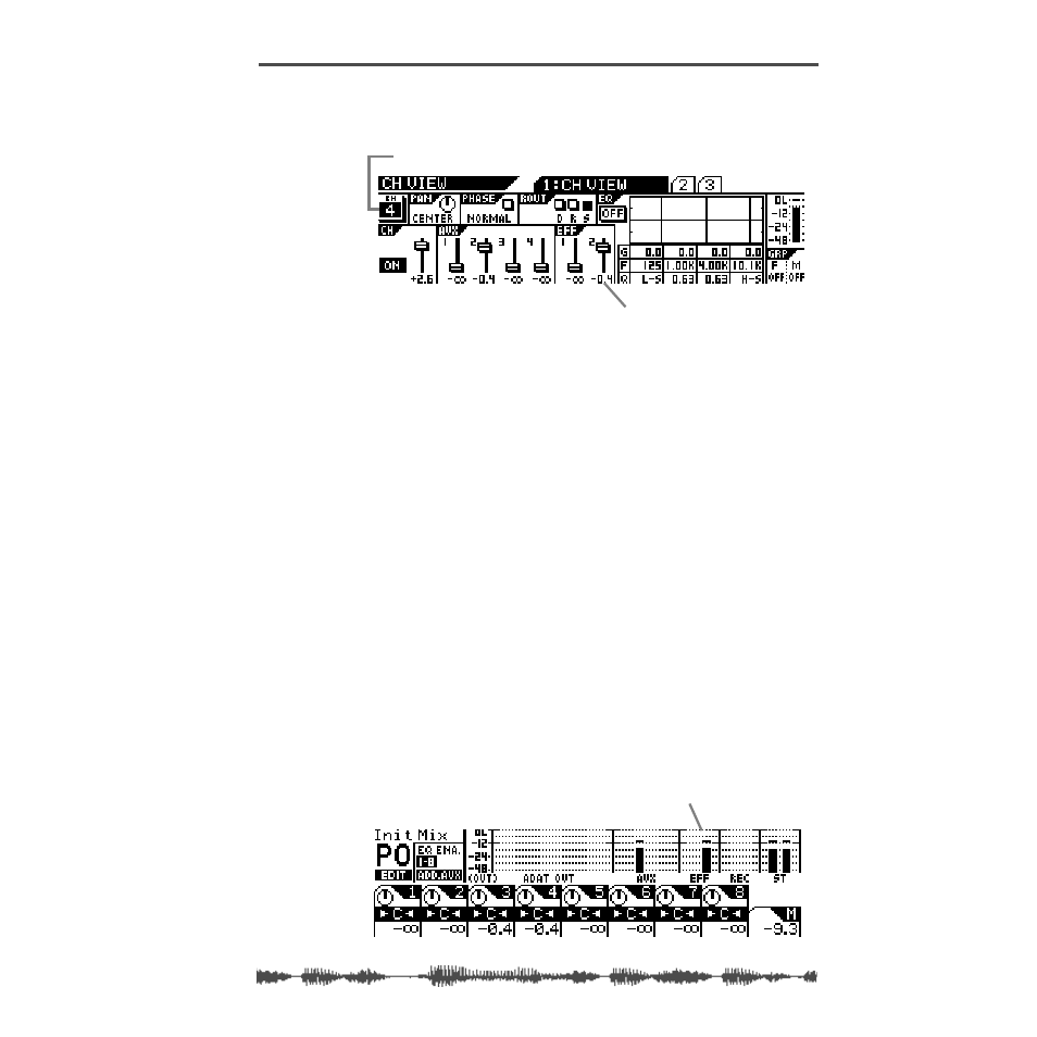 Viewing and adjusting the effect send master level | Fostex VM200 User Manual | Page 131 / 234
