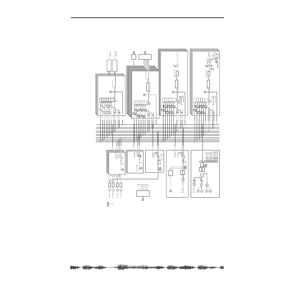 Block diagram, Ch1-4 (analog in 1-4), Ch5-8 (analog in 5-8) | Effect 1 effect 2, Ch17-20 (eff r tn), Monit or, St buss, Rec buss, Eff1-2, Aux1-4 | Fostex VM200 User Manual | Page 41 / 234