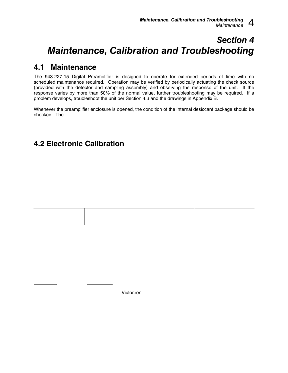 Maintenance, calibration and troubleshooting, 1 maintenance, 2 electronic calibration | Fluke 943-227-15 User Manual | Page 26 / 45