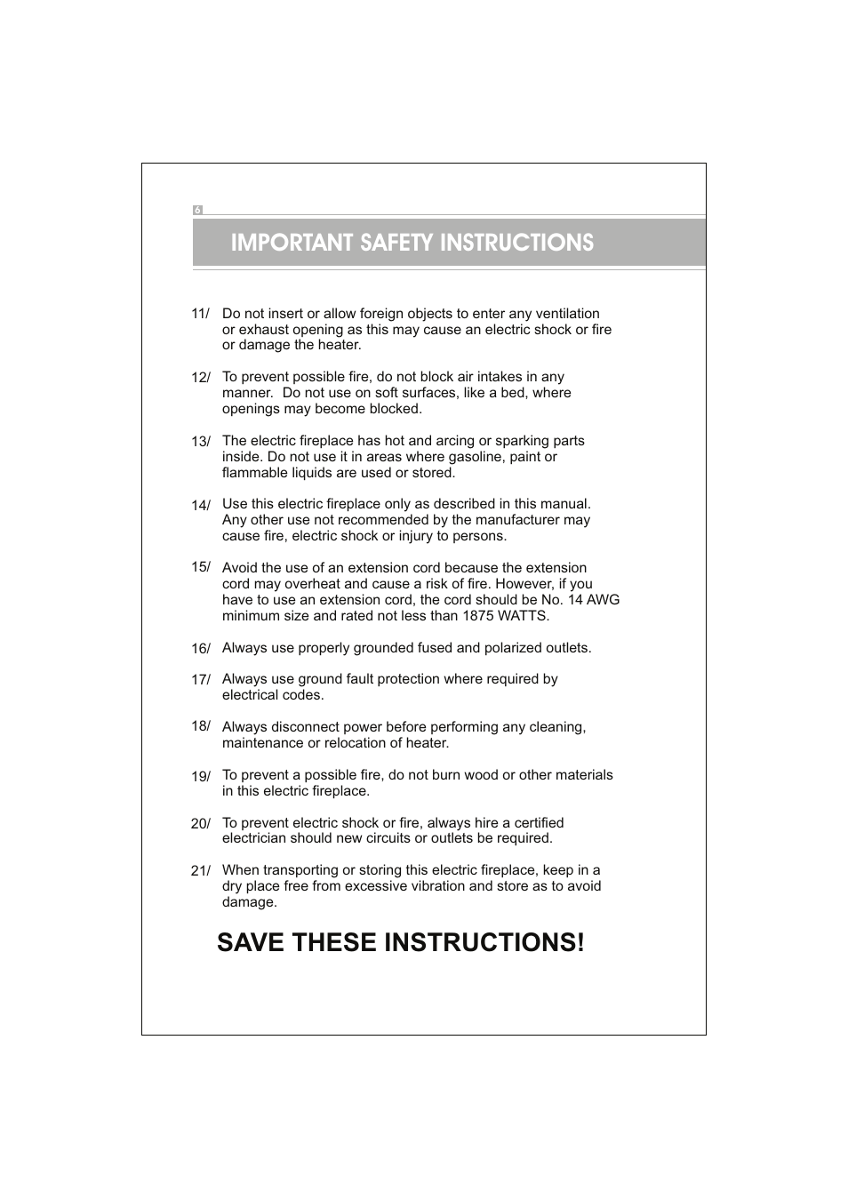 Firesense BLT-999W-1 User Manual | Page 6 / 18