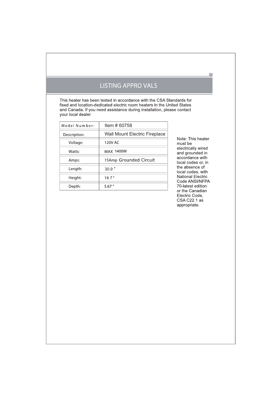 Firesense BLT-999W-1 User Manual | Page 7 / 18