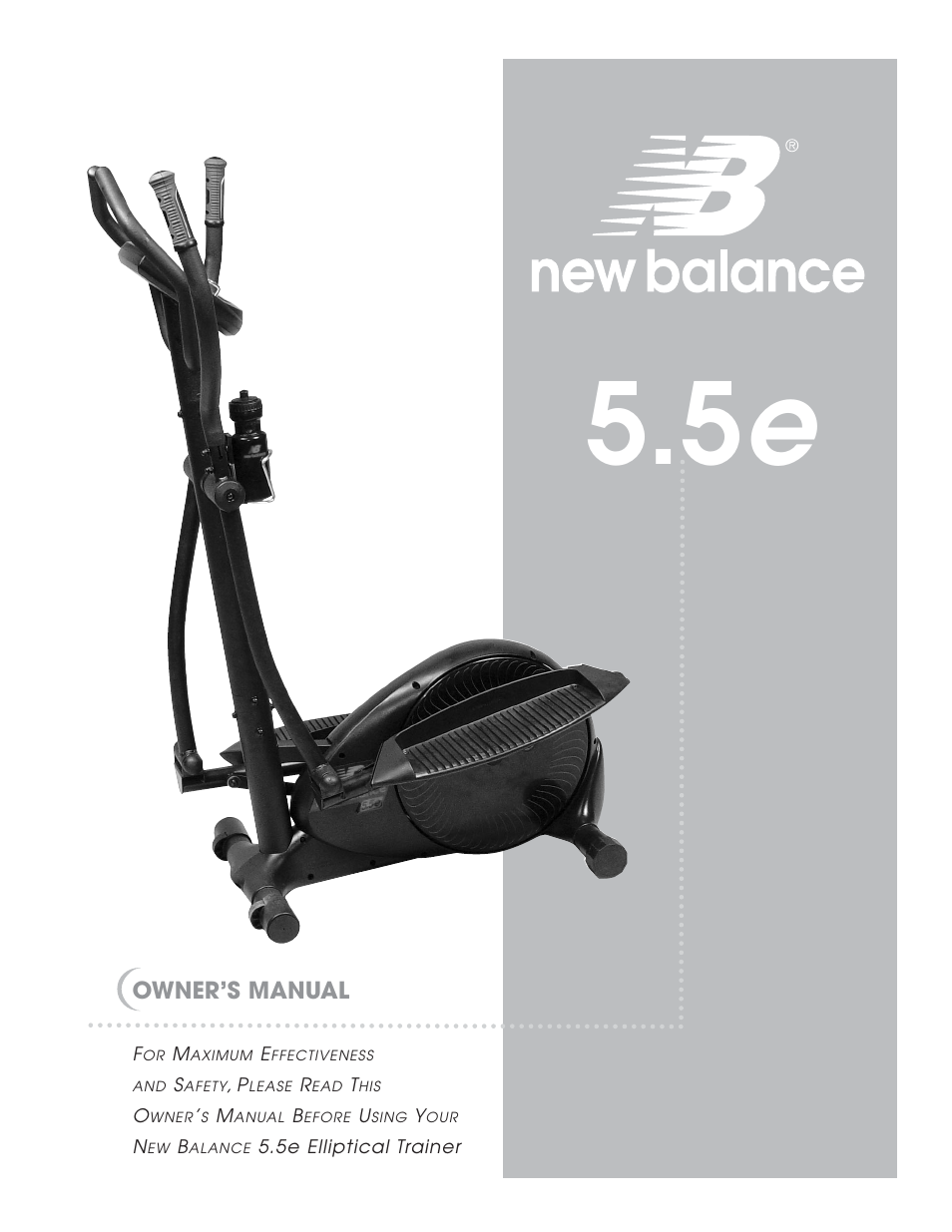 Fitness Quest 5.5e User Manual | 26 pages