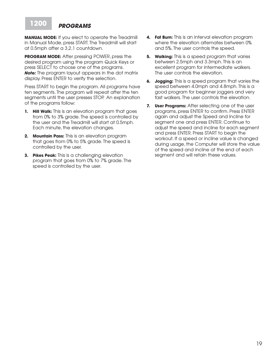 Fitness Quest 1400 User Manual | Page 20 / 35