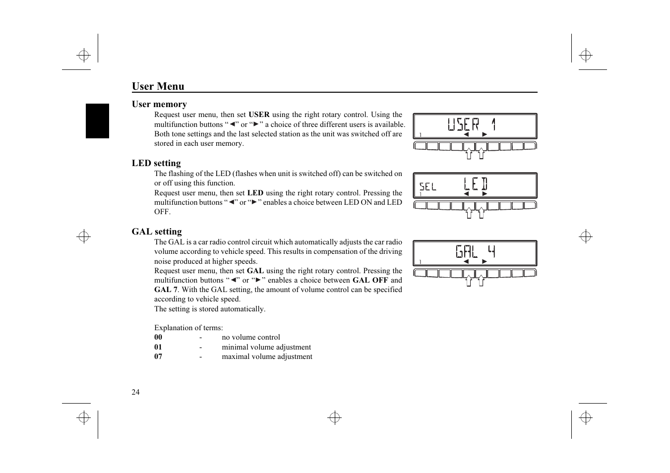 Ferrari stereo User Manual | Page 24 / 29