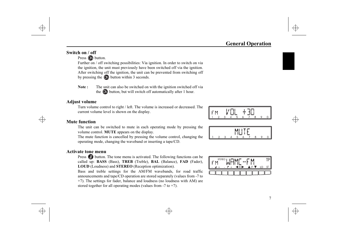 Ferrari stereo User Manual | Page 7 / 29