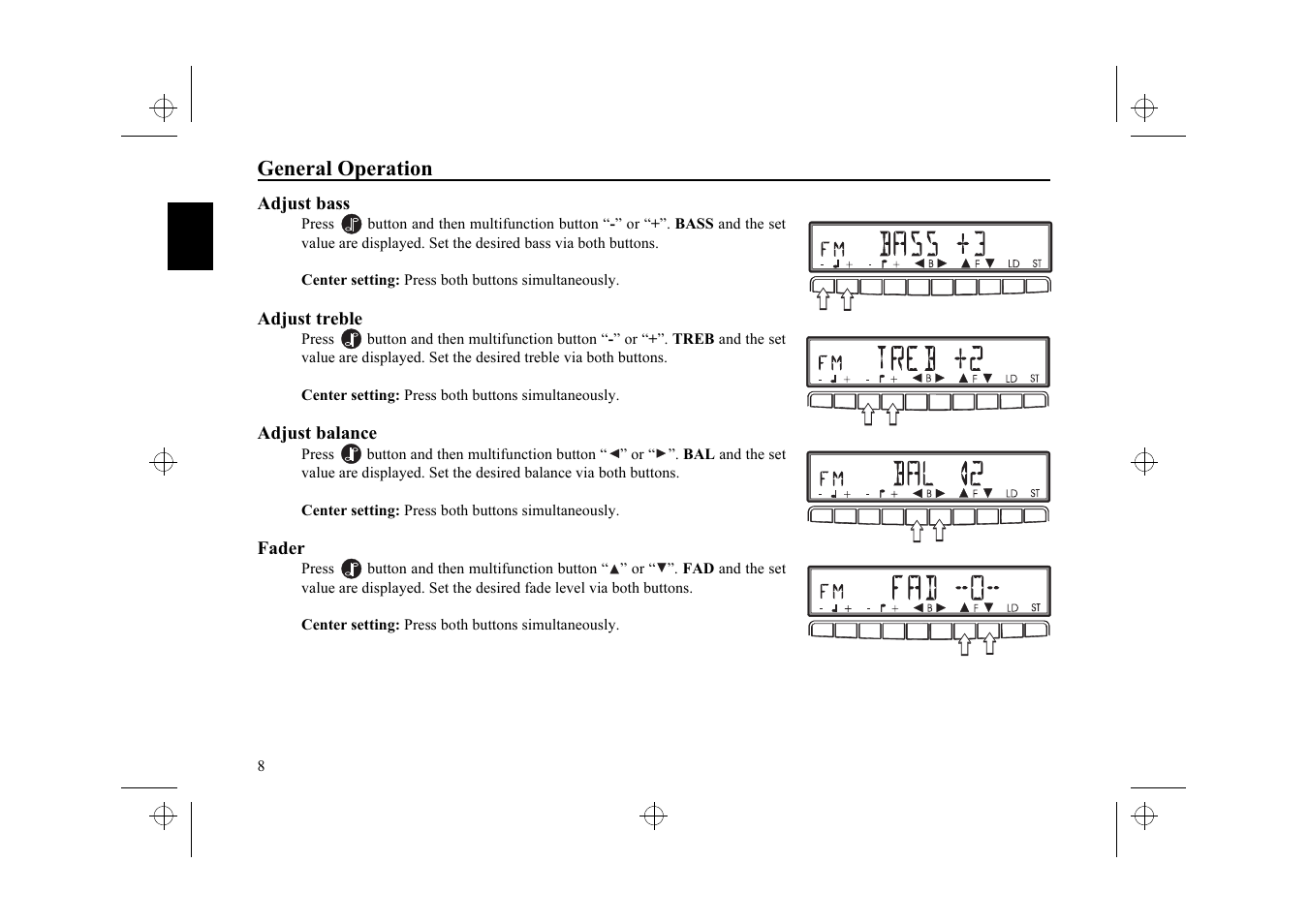 Ferrari stereo User Manual | Page 8 / 29
