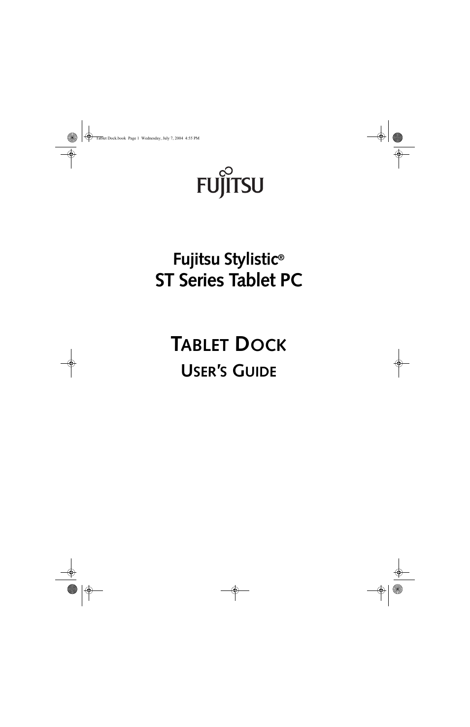 Fujitsu Siemens Computers ST Series Tablet PC Stylistic 5011D User Manual | 10 pages