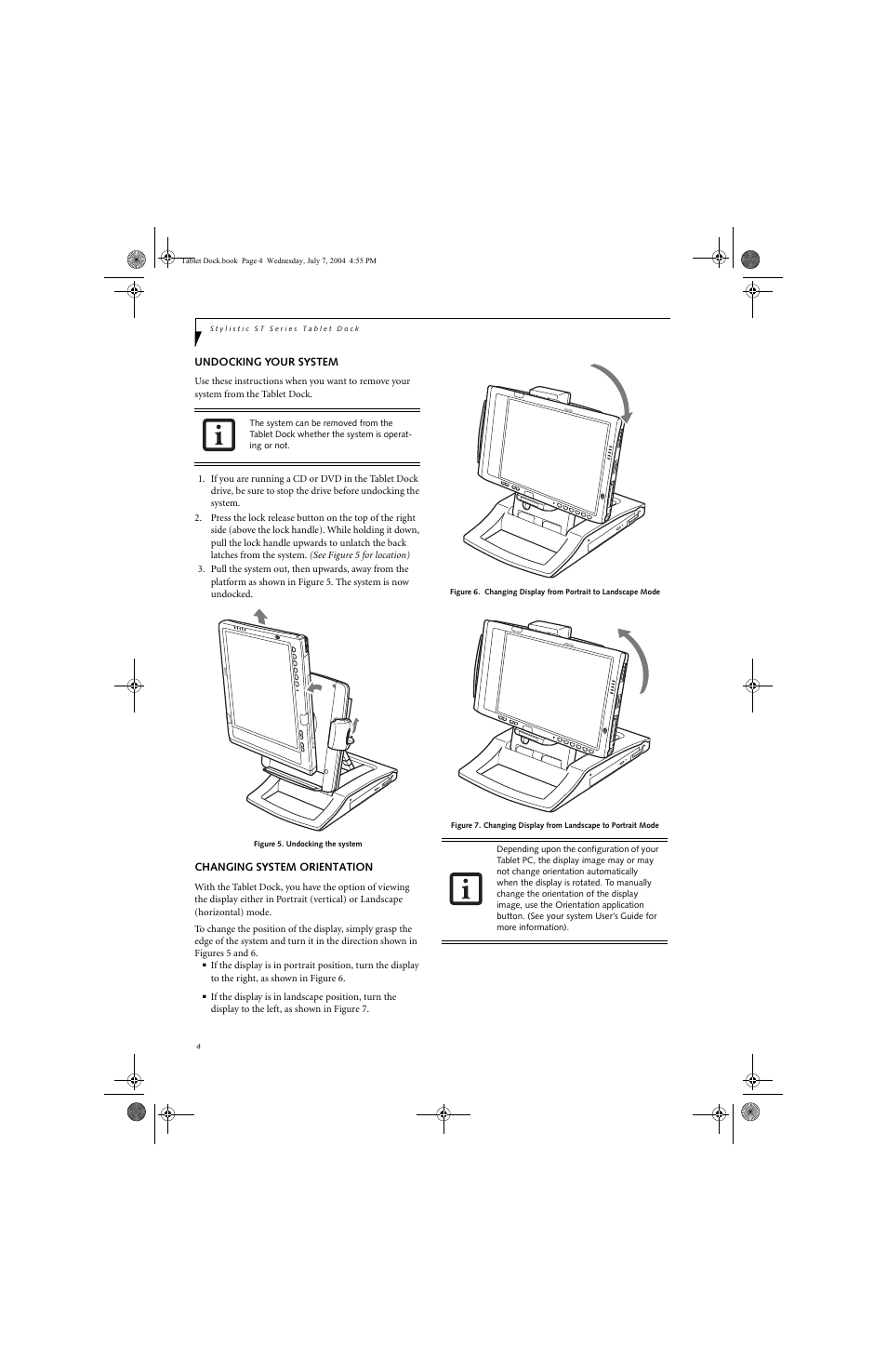 Fujitsu Siemens Computers ST Series Tablet PC Stylistic 5011D User Manual | Page 6 / 10