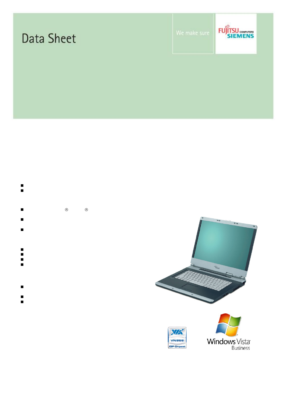 Fujitsu Siemens Computers AMILO Pro V3515 User Manual | 3 pages