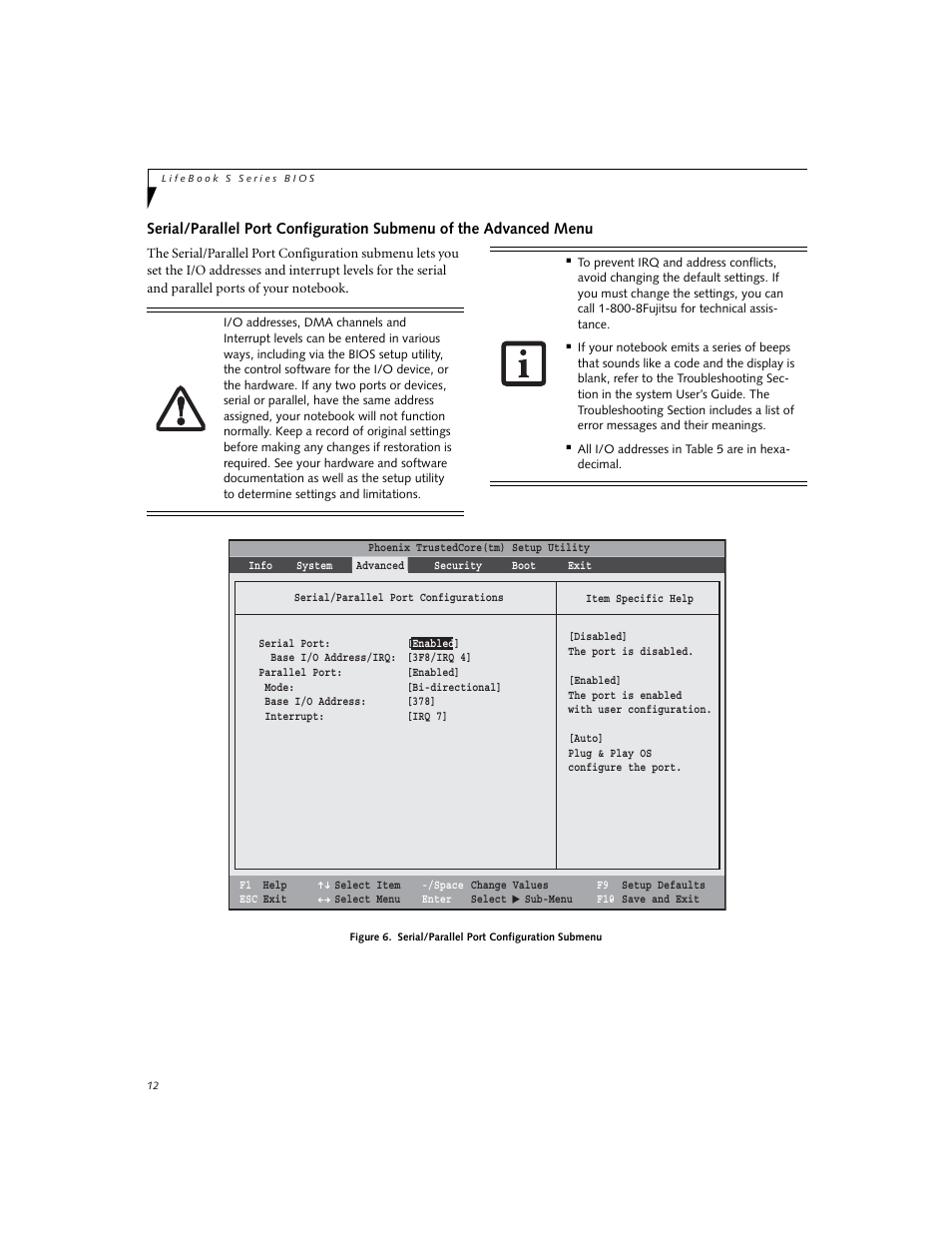 Fujitsu Siemens Computers Fujitsu LifeBook S7210 User Manual | Page 12 / 30