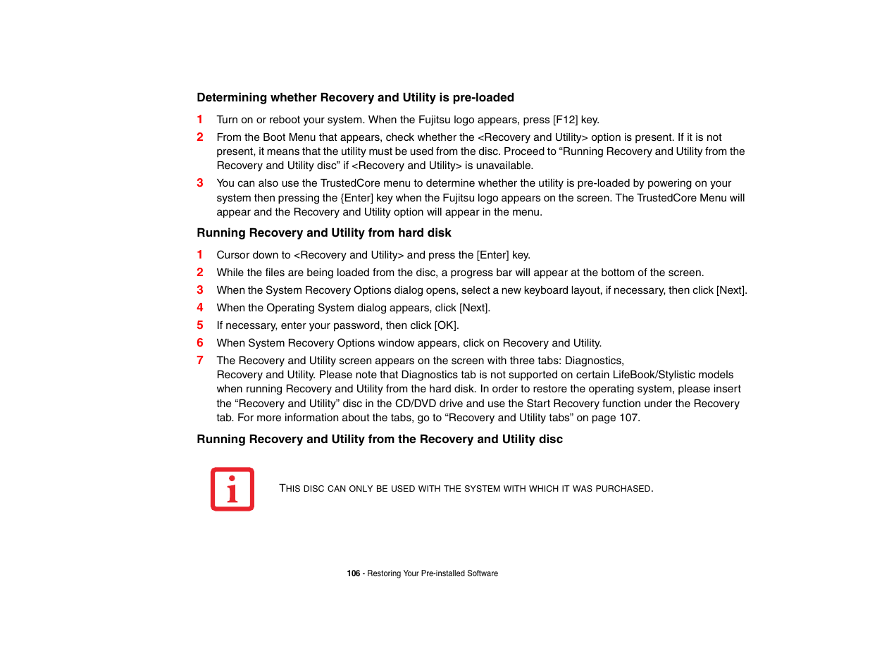 Fujitsu Siemens Computers LifeBook A6210 User Manual | Page 106 / 184