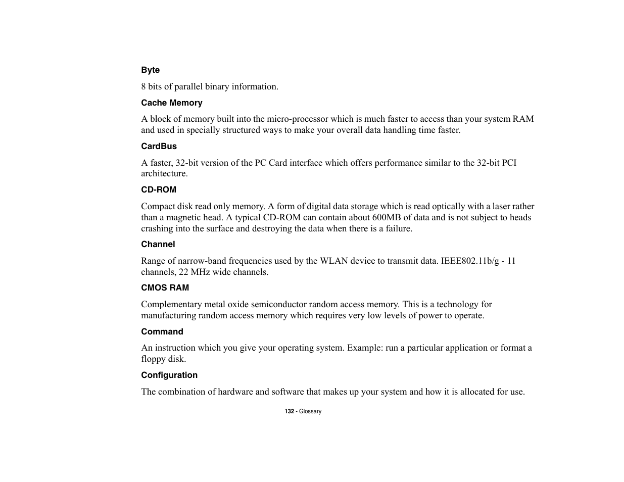 Fujitsu Siemens Computers LifeBook A6210 User Manual | Page 132 / 184