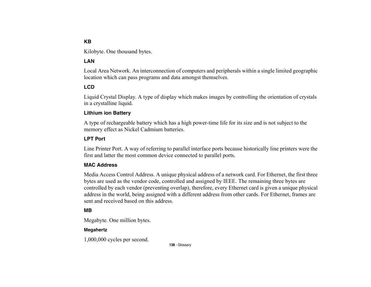 Fujitsu Siemens Computers LifeBook A6210 User Manual | Page 138 / 184